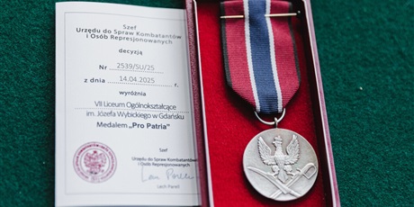 "PRO PATRIA" MEDAL dla NASZEJ SZKOŁY