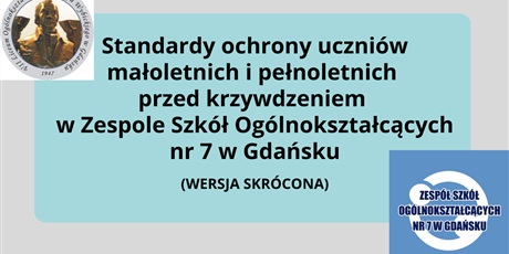 STANDARDY OCHRONY UCZNIÓW NIELETNICH I PEŁNOLETNICH PRZED KRZYWDZENIEM