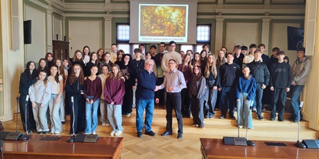 UROCZYSTA LEKCJA EDUKACJI OBYWATELSKIEJ w SIEDZIBIE RADY MIASTA
