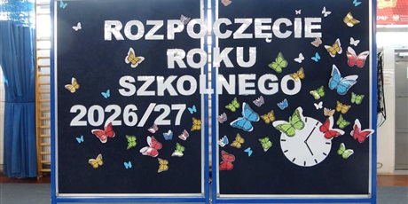 UROCZYSTE ROZPOCZĘCIE ROKU SZKOLNEGO
